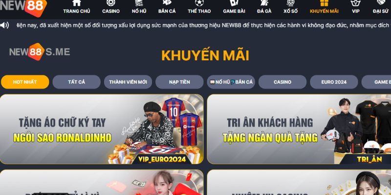 khuyến mãi new88s.online